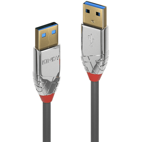 Lindy 36627 USB kábel 2 M USB 3.2 Gen 1 (3.1 Gen 1) USB A Szürke (36627)