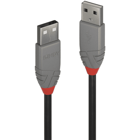 Lindy 36690 USB kábel 0,2 M USB 2.0 USB A Fekete (36690)