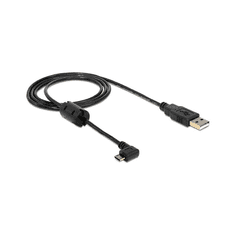DELOCK USB Kabel A -> Micro-B 90° St/St 1.00m sw (83250)