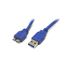 Techly Techly 0.5m USB 3.0 A-Micro B M/M USB kábel 0,5 M USB 3.2 Gen 1 (3.1 Gen 1) USB A Micro-USB B Kék