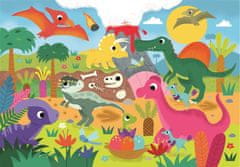 Clementoni Puzzle Happy dinoszauruszok 30 darab