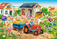 Castorland Puzzle Farm Life MAXI 40 darabos kirakós játék