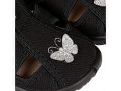 sarcia.eu Fekete gyerekpapucs pillangóval, papucs lányoknak Tosia ZETPOL 23 EU