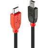 31718 USB kábel 1 M USB 2.0 Micro-USB B Mini-USB B Fekete (31718)