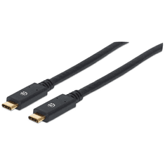 Manhattan 354905 USB kábel 2 M USB 3.2 Gen 1 (3.1 Gen 1) USB C Fekete (354905)