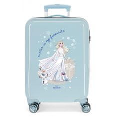 Jada Toys Luxus gyermek ABS utazóbőrönd DISNEY FROZEN tél, 55x38x20cm, 34L, 2311421
