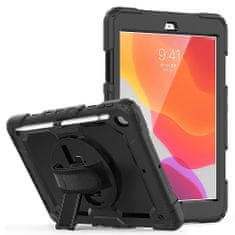 Tech-protect Solid 360 tok iPad 10.2'' 2019 / 2020 / 2021, fekete