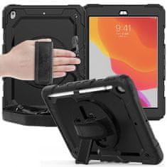 Tech-protect Solid 360 tok iPad 10.2'' 2019 / 2020 / 2021, fekete
