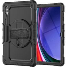 Tech-protect Solid 360 tok Samsung Galaxy Tab S9 Plus 12.4'', fekete