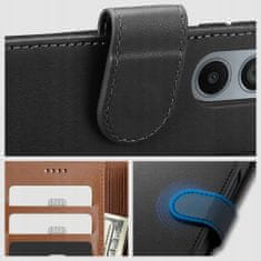 Tech-protect Wallet könyv tok Motorola Moto E20 / E30 / E40, fekete