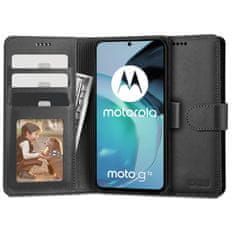 Tech-protect Wallet könyv tok Motorola Moto G72, fekete