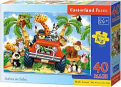 Castorland Puzzle Goodies on safari MAXI 40 darabos puzzle