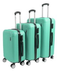 Aga Travel Bőröndkészlet MR4652 Tükörszínű
