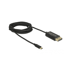 DELOCK USB Type-C > DisplayPort (DP Alt Mode) 2m koaxial (83710)