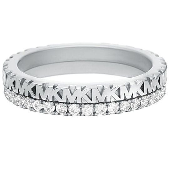 Michael Kors Elegáns ezüst gyűrű cirkónium kövekkel MKC1581AN040