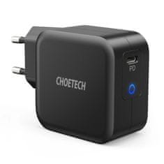 Choetech GaN USB-C gyorstöltő 61W 3APD fekete Q6006 Choetech