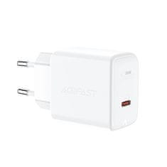AceFast GaN USB-C 30W PD QC 3.0 AFC FCP fehér A21 fehér Acefast hálózati töltő