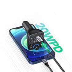 Ugreen FM adó Bluetooth 5.0 autós töltő MP3 3x USB TF mikro SD 48 A Ugreen