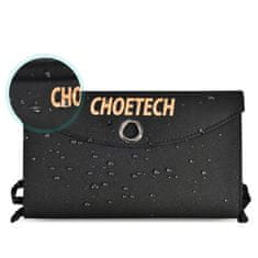 Choetech USB összecsukható napelemes töltő 19W 2x USB fekete SC001 Choetech