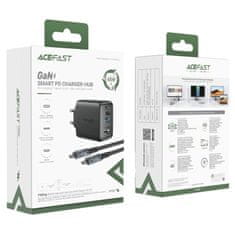 AceFast GaN A17 65W USB-C/USB-A töltő HDMI 4K 60Hz adapter készlet kábellel - fekete Acefast