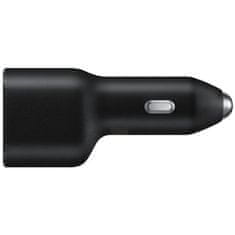 SAMSUNG Samsung autós töltő 2x USB 25W fekete EP-L4020NBEGEU