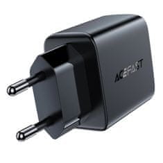 AceFast Teljesítménytöltő 2x USB 18W QC 3.0 AFC FCP fekete A33 fekete Acefast