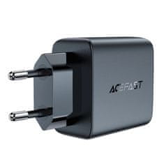 AceFast GaN 35W PD 2x USB C A49 gyorstöltő - fekete Acefast