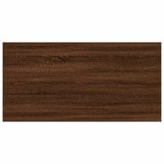 Vidaxl 4 db barna tölgy színű szerelt fa fali polc 60 x 30 x 1,5 cm 838241
