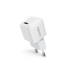 EPICO 30 W-os GaN hálózati töltő 1,2 m-es USB-C kábellel 9915101100178 - fehér