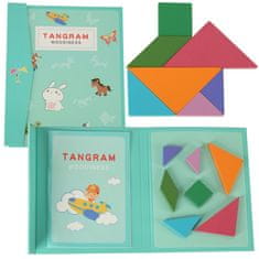 Aga Gyermek mágneses 3D puzzle - Tangram blokkok