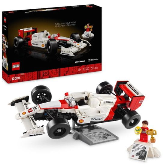 LEGO Icons 10330 McLaren MP4/4 és Ayrton Senna