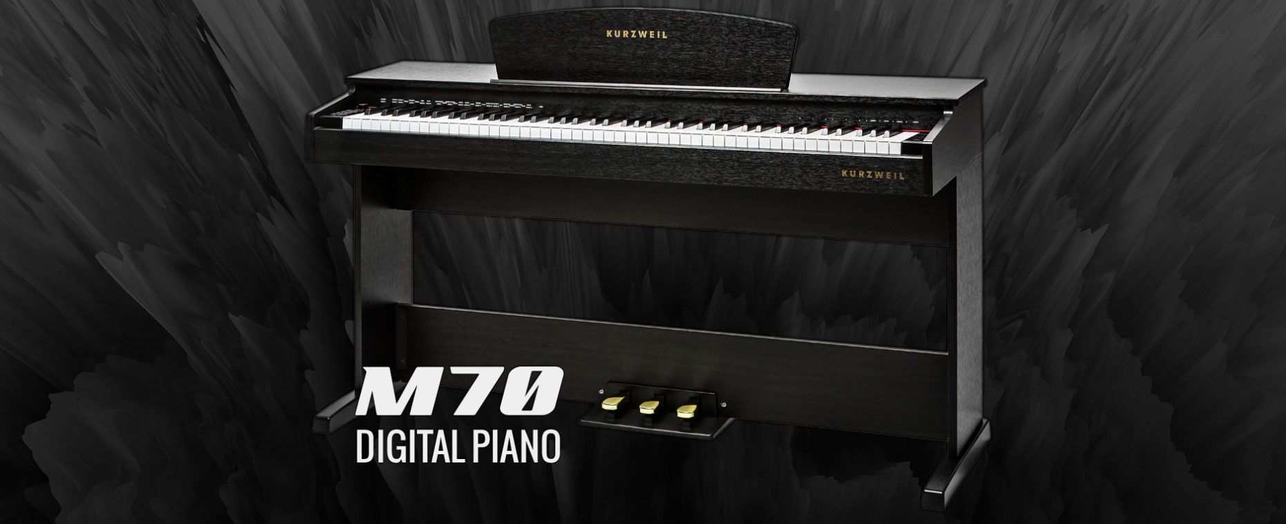  digitális zongora kurzweil M70 SR fejhallgató csatlakozó kiváló ár/minőség arány könnyen kezelhető usb port midi automatikus kíséret