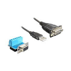 DELOCK USB Kabel A -> 1x RS-422/485 St/St 0.80m (62406)