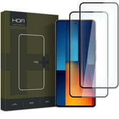Hofi Glass Pro Full Screen 2x üvegfólia Xiaomi Poco M6 Pro 4G, fekete
