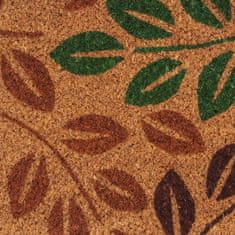 Vidaxl természetes színű rojtos kókuszrost lábtörlő 40 x 60 cm 155622