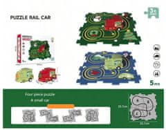 CAB Toys Puzzle track train 