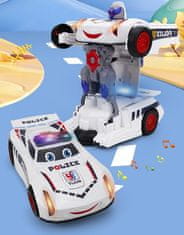 CAB Toys Robottranszformátor – rendőrautó és robot 2 az 1-ben 