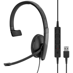 Epos | SENNHEISER ADAPT 130 USB Headset Vezetékes Fejpánt Hívás/zene USB A típus Fekete (508314)