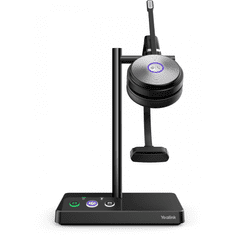 YEALINK WH62 Mono UC Személyi audiokonferencia rendszer Vezeték nélküli Fejpánt Iroda/telefonos ügyfélközpont Micro-USB Dokkoló Fekete (1308005)