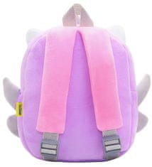 EXCELLENT Velúr hátizsák lila - Unicorn