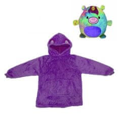 VivoVita Hoodie Toy 2-in-1 – Kapucni pulóver és plüss, lila