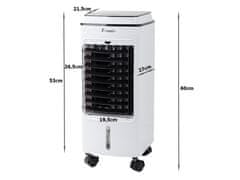 Verkgroup 4 az 1-ben hordozható klíma 75W Air Cooler Pro 4L