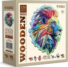Wooden city Fa puzzle Modern oroszlán 250 db ECO