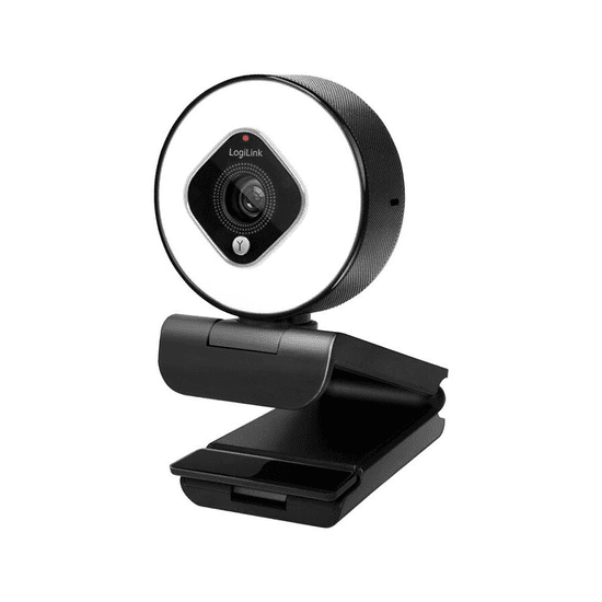 Webcam FHD 76° Dual-Mikro Autof. Ringlicht Stativ (UA0384)