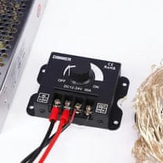 APT AG132C mechanikus LED dimmer forgatható 12-24V, 30A