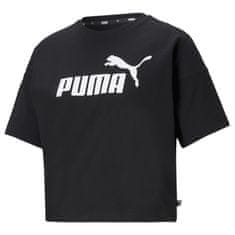Puma Póló fekete M Ess Cropped Logo