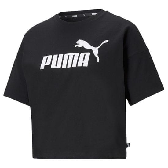 Puma Póló fekete Ess Cropped Logo