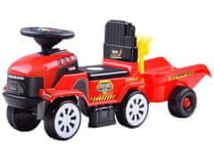 RAMIZ Piros színű traktor pótkocsival