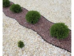 sarcia.eu Fekete kerti szegély 55mm + horgonyok 50 méter + 150 horgony