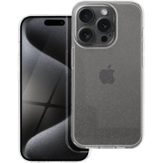 TokShop Apple iPhone 13, Szilikon tok, 2 mm vastag, csillogó hátlap, átlátszó (TS3258)